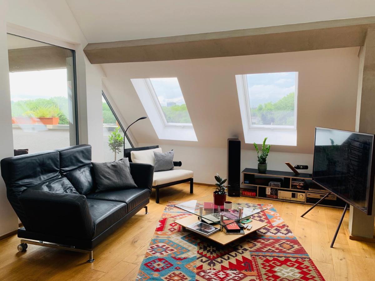 Exklusives Penthouse Im Ehemaligen Bunker Apartment Hannover Ngoại thất bức ảnh