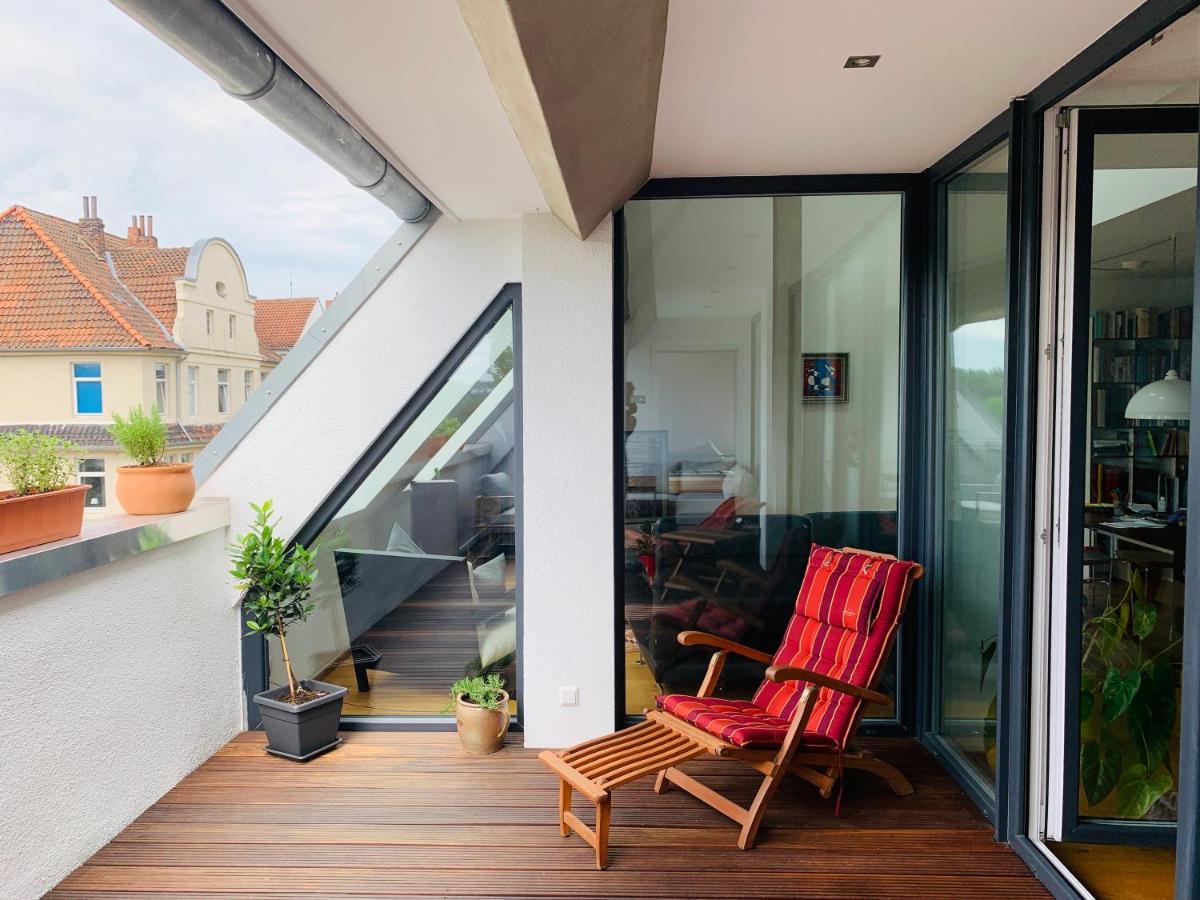 Exklusives Penthouse Im Ehemaligen Bunker Apartment Hannover Ngoại thất bức ảnh